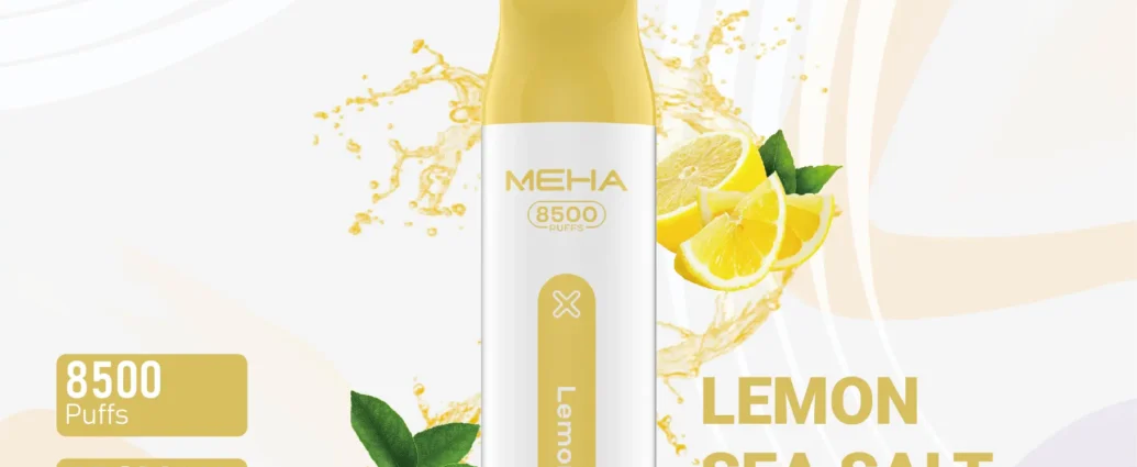 魅嗨8500口拋棄式電子煙-檸檬海鹽
