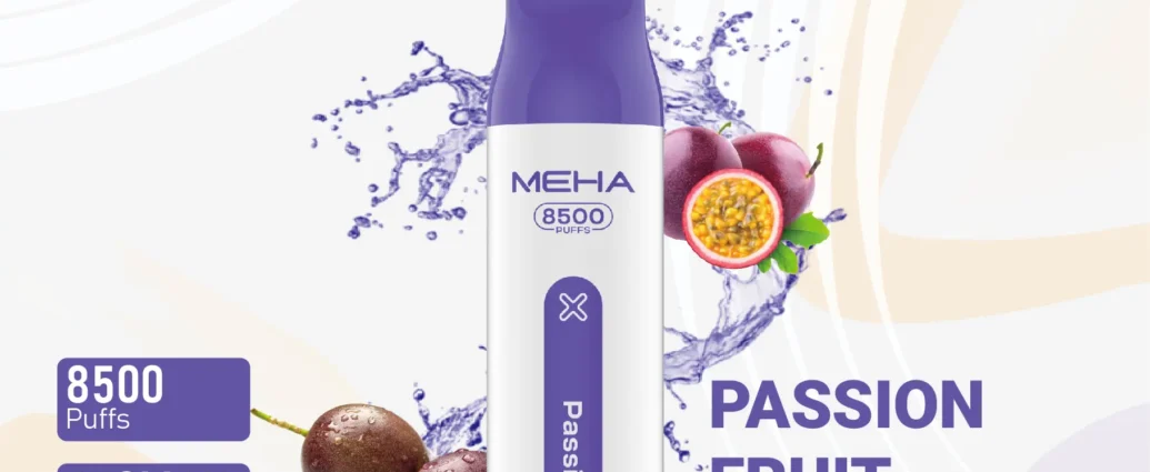 魅嗨8500口拋棄式電子煙-百香果