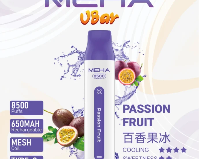 魅嗨8500口拋棄式電子煙-百香果