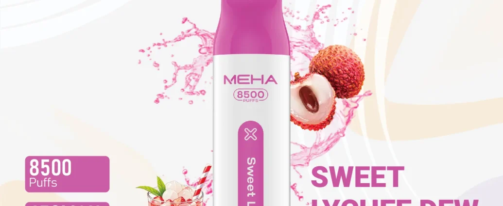 魅嗨8500口拋棄式電子煙-荔枝甘露