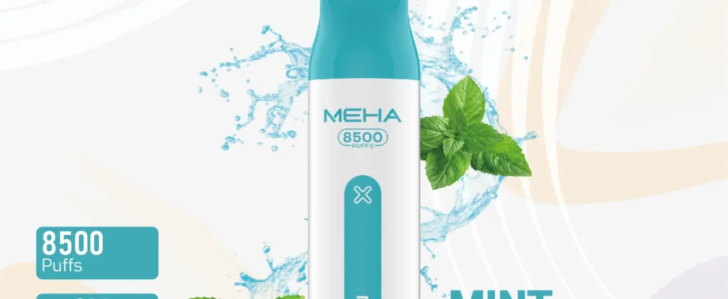 魅嗨8500口拋棄式電子煙-勁爽薄荷