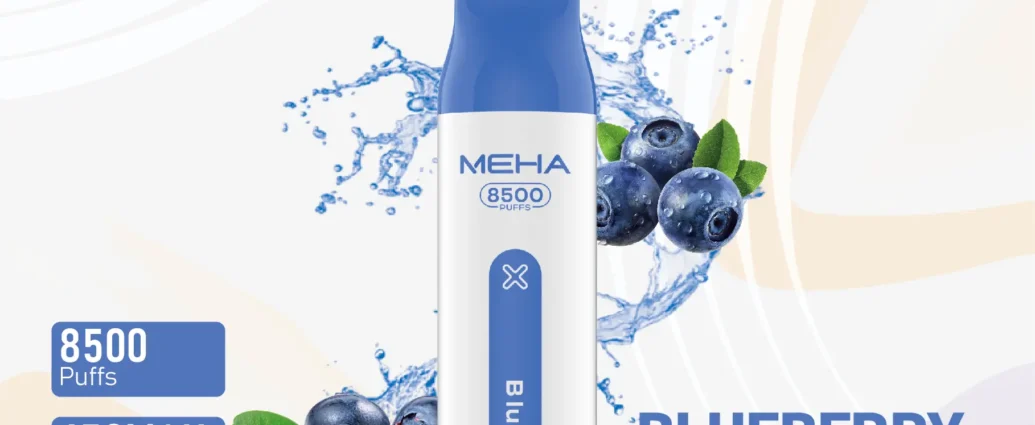 魅嗨8500口拋棄式電子煙-藍莓爆珠